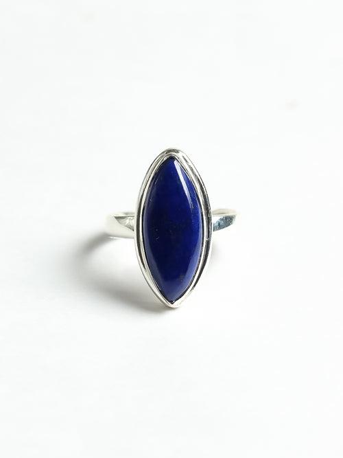 Blue Lapis Silver Ring