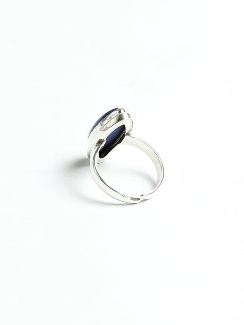 Blue Lapis Silver Ring