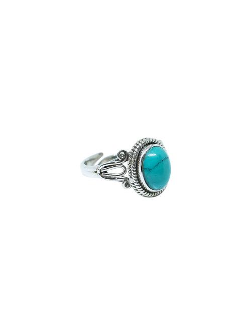 Vintage Turquoise Silver Ring