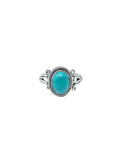 Vintage Turquoise Silver Ring