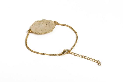 Authentic Hammered Gold Bracelet