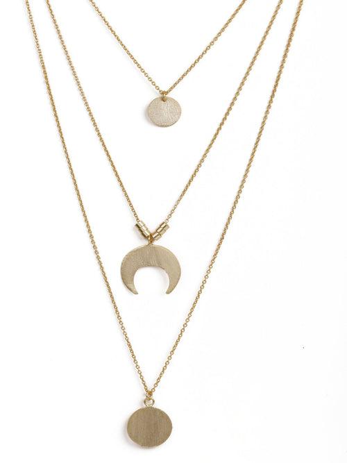 Beautiful Layered Gold Necklace