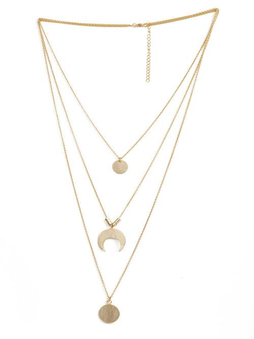 Beautiful Layered Gold Necklace