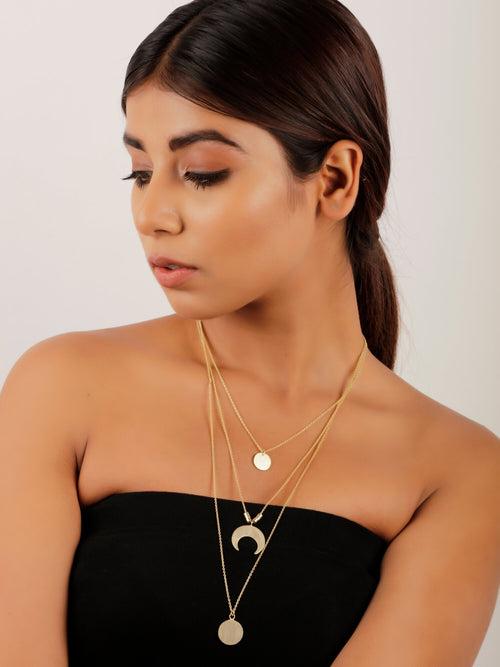 Beautiful Layered Gold Necklace