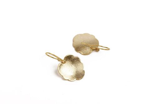 Charming Petal Gold Earrings