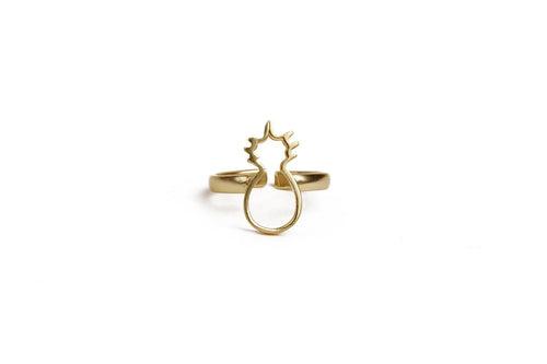 Classy Gold Statement Ring