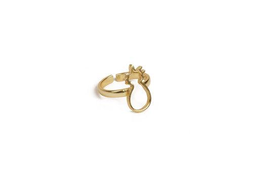 Classy Gold Statement Ring