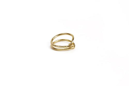 Delicate Gold Plated Statement Ring