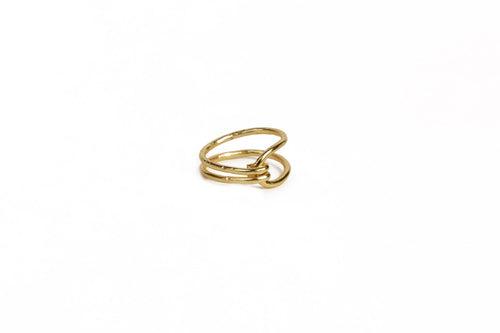 Delicate Gold Plated Statement Ring
