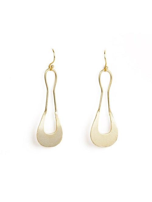 Funky Gold Plated Earrings