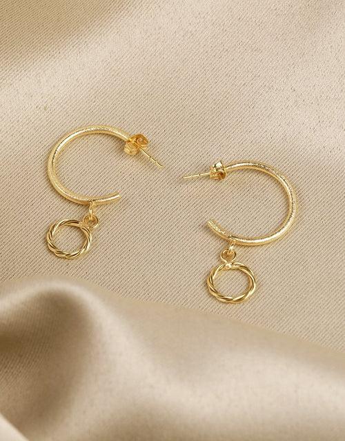 Majestic Drop Gold Earrings