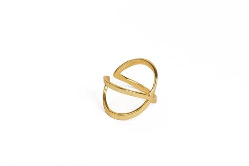 Mystic Gold Statement Ring