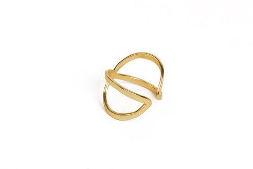 Mystic Gold Statement Ring