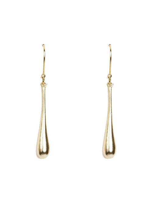 Ravishing Rain Drop Gold Earrings