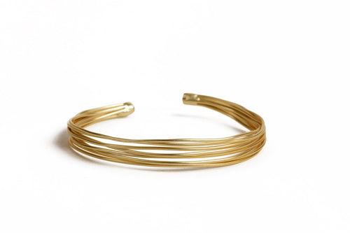 Rich Cuff Gold Bracelet