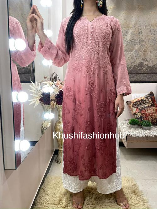 Peach Pink Kurti