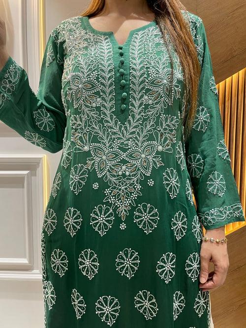 Chikankari Viscose Kurti