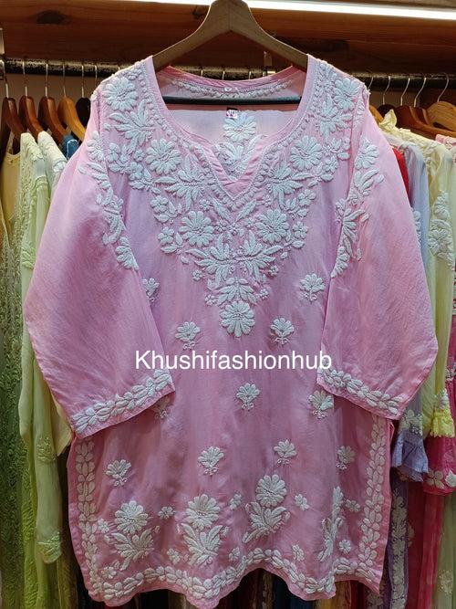 Pink Short Kurti