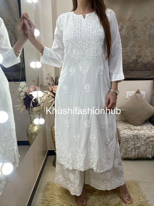 White Kurti