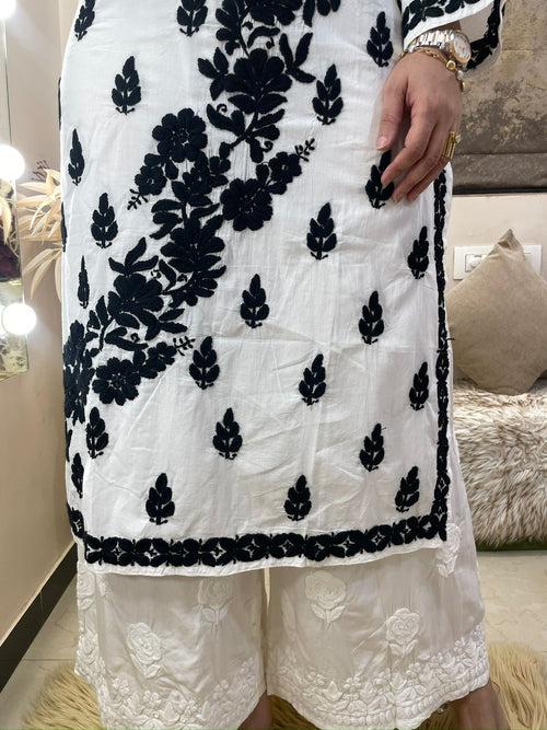 Black and White Kurti