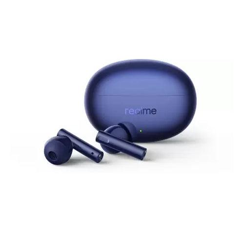 realme Buds Air 5 with 50dB ANC, 12.4mm Dynamic Bass Driver and upto 38 hours Playback Bluetooth Headset  (Deep Sea Blue, True Wireless)