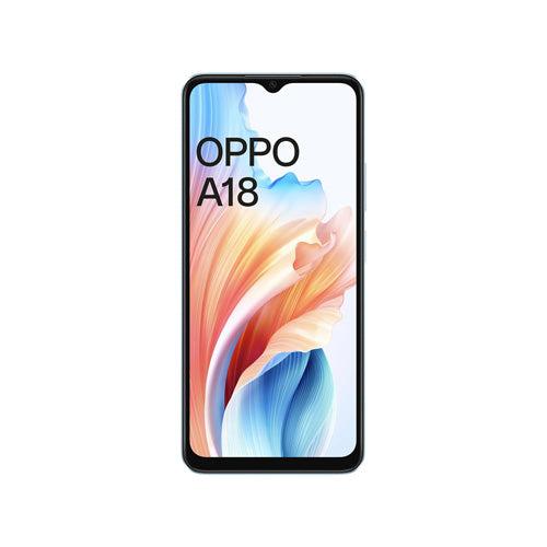 OPPO A18 (Glowing Blue, 4GB RAM, 64GB Storage) | 6.56" HD 90Hz Waterdrop Display | 5000 mAh Battery