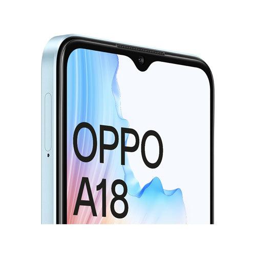 OPPO A18 (Glowing Blue, 4GB RAM, 64GB Storage) | 6.56" HD 90Hz Waterdrop Display | 5000 mAh Battery