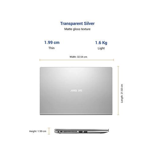 ASUS VivoBook14 Intel Core i3-1115G4 (8GB RAM/1TB HDD+256GB NVMe SSD/Windows 11 Home/Office H&S 2019/1 Yr. McAfee/Integrated/14-inch FHD IPS/FP Reader/1.55 kg/Silver/1 Yr Warranty) X415EA-EB372WS