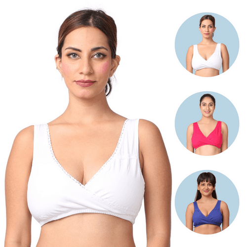 Pack Of 3 LeakProof Sleep Nursing Bras