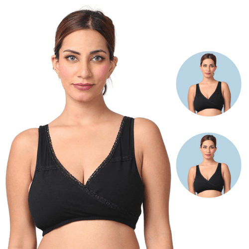 Pack Of 2 LeakProof Sleep Nursing Bras