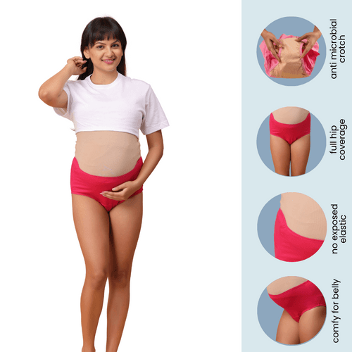 Maternity Hygiene Panty (Prevents Urinary Tract Infection) - Pack Of 3