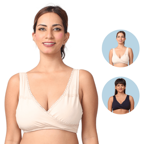 Pack Of 2 LeakProof Sleep Nursing Bras