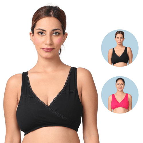 Pack Of 2 LeakProof Sleep Nursing Bras