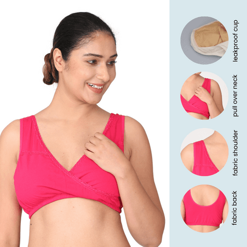 LeakProof Sleep Nursing Bras - Pack Of 3