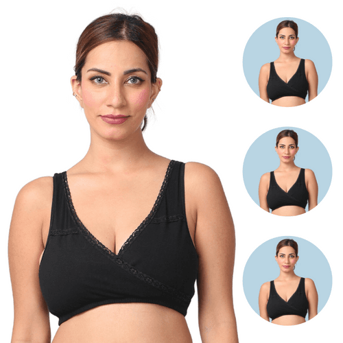 Pack Of 3 LeakProof Sleep Nursing Bras