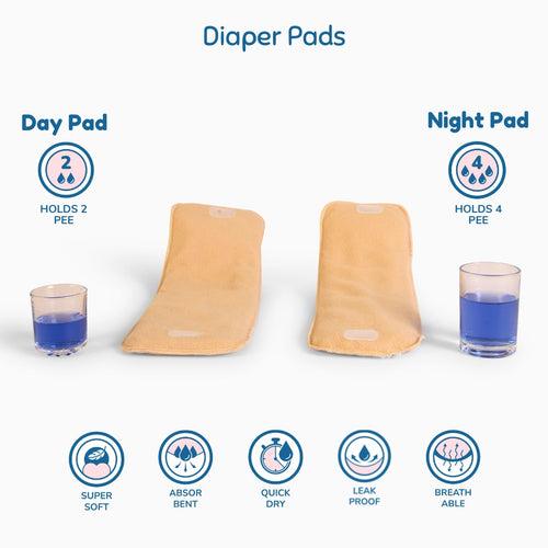 Pack Of 6 Diaper Pads For Day & Night