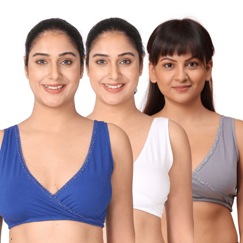 Sleep Nursing Bras -  Pack Of 3