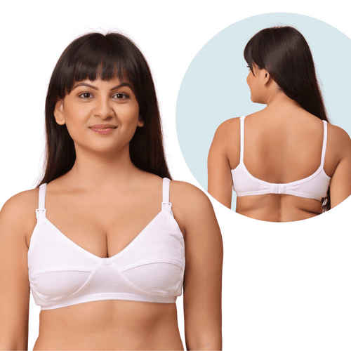 Nursing Bras-White -  Pack of 3