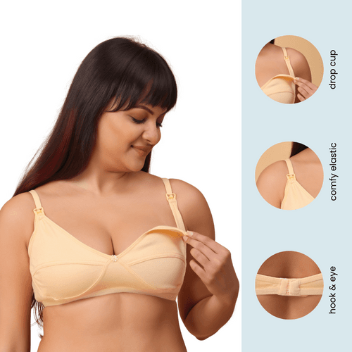 Nursing Bras-Skin -  Pack of 3