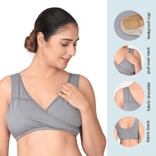 Pack Of 3 LeakProof Sleep Nursing Bras