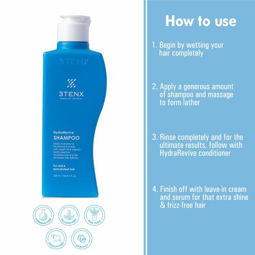 3TenX Hydrarevíve Shampoo (250ML)