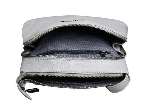 Calfnero Genuine Leather Women's Sling Bag (713935-Grey)