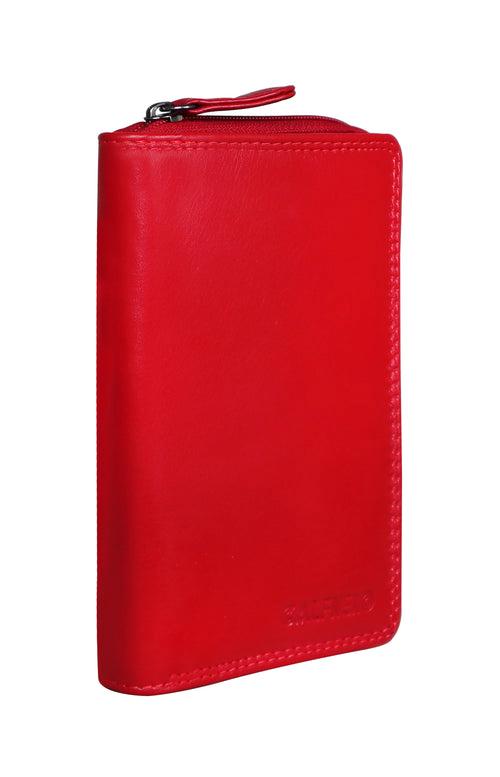 Calfnero Genuine Leather Women's Combo Pack (CCM-003-Red)