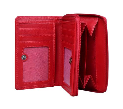 Calfnero Genuine Leather Women's Combo Pack (CCM-003-Red)