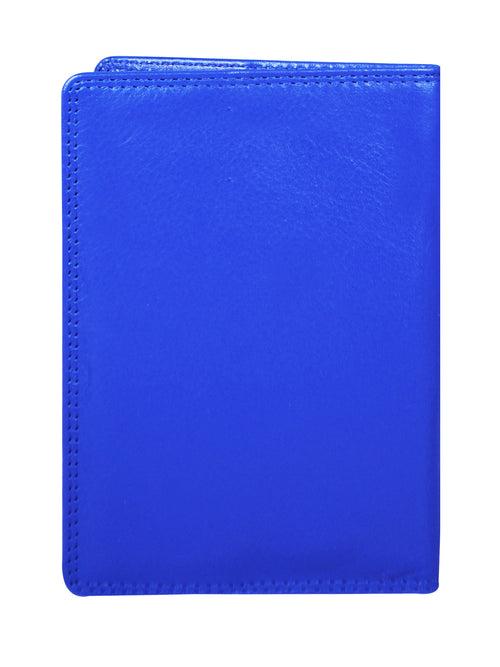 Calfnero Genuine Leather Passport Wallet-Passport Holder (P10-R-Blue)