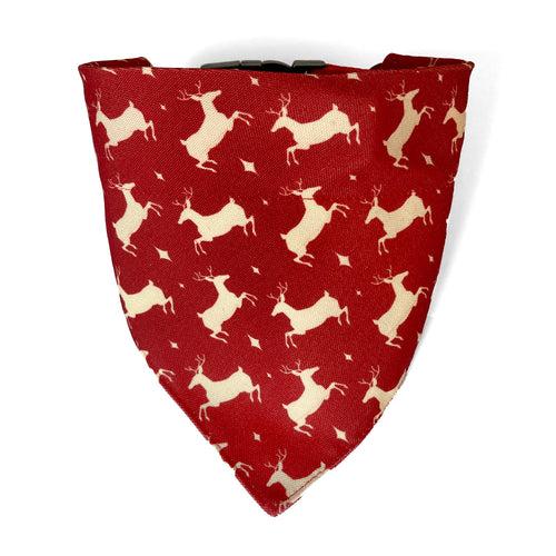 Vintage Reindeer Christmas Dog Bandana