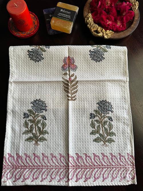 HANDBLOCK PRINTED HAND TOWEL