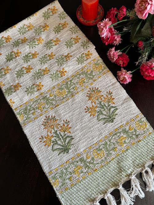 HAND BLOCK PRINTED TABLE RUNNER