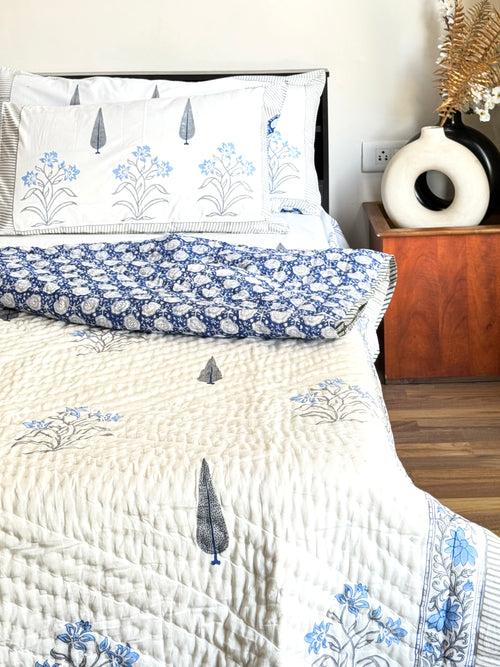 UDHAY HANDBLOCK PRINTED BEDDING SET