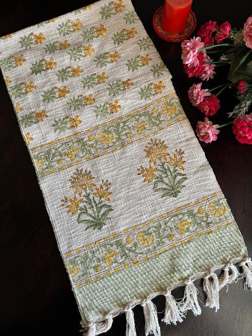 HAND BLOCK PRINTED TABLE RUNNER